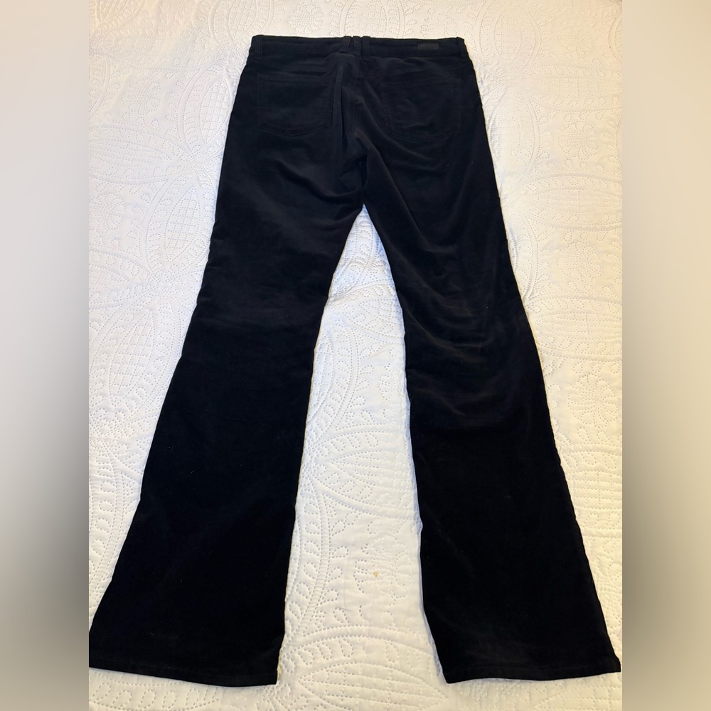 KUT from the Kloth Karen Bootcut Corduroy Jeans Black Minimalist Chic Pants Sz 8 - Picture 12 of 13